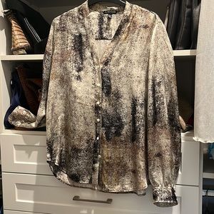 Eileen Fisher 100% silk blouse